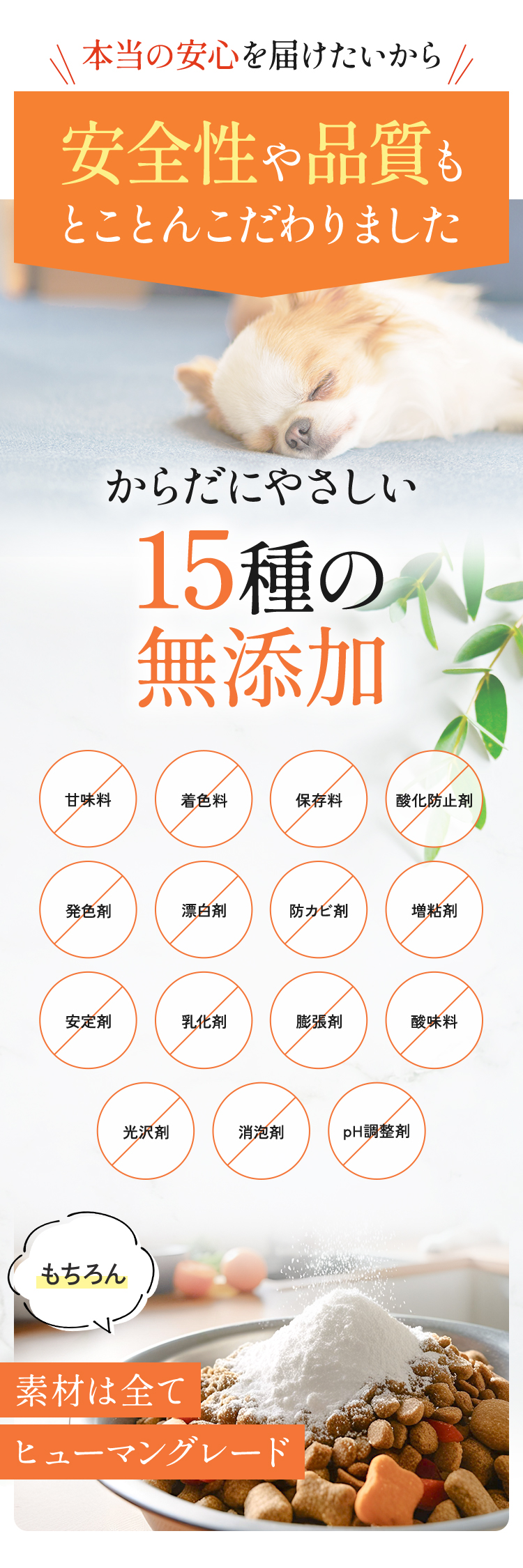 安全性や品質もとことんこだわりました